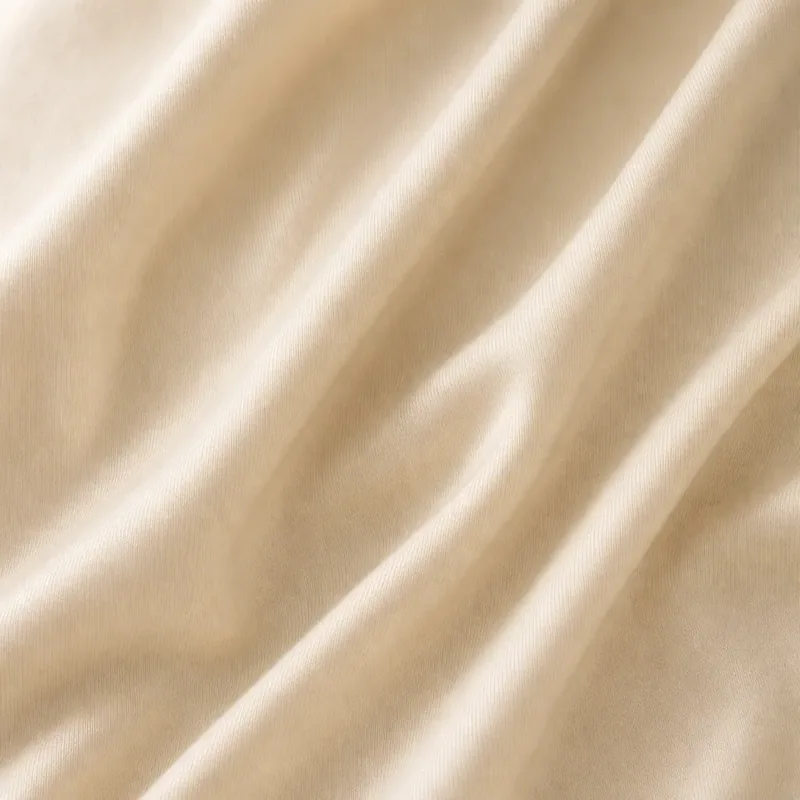 Liquid Jersey shown as a finished hijab, hanging